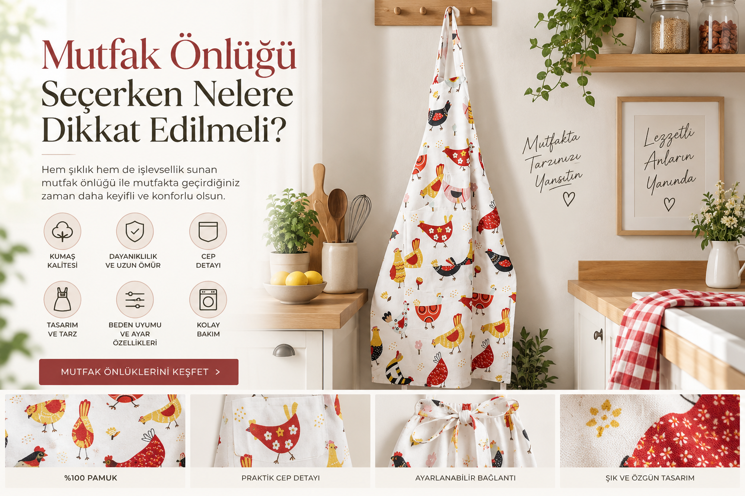 Mutfak Önlüğü Seçerken Nelere Dikkat Edilmeli?