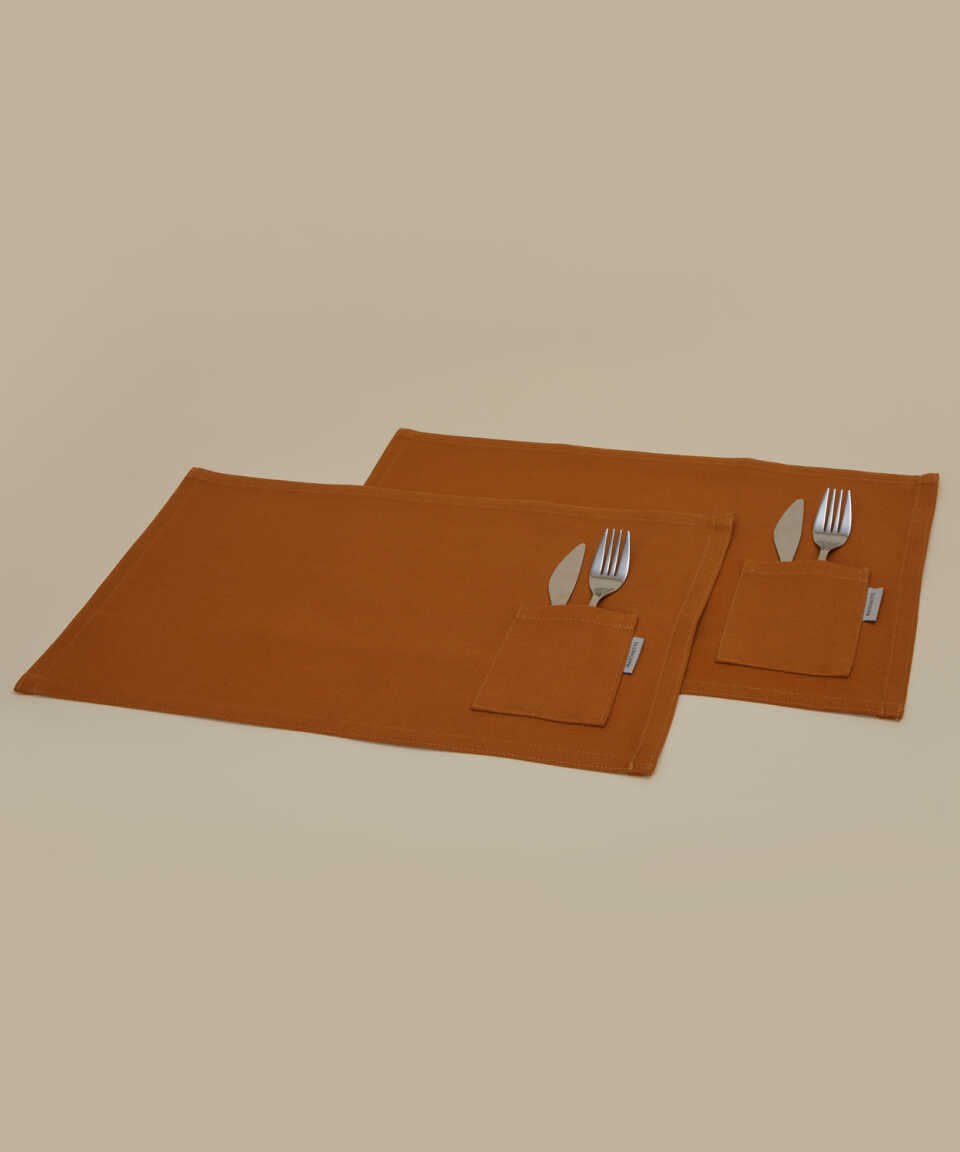 DENİM COLLECTION 2'Lİ AMERİKAN SERVİS 30X45 HARDAL