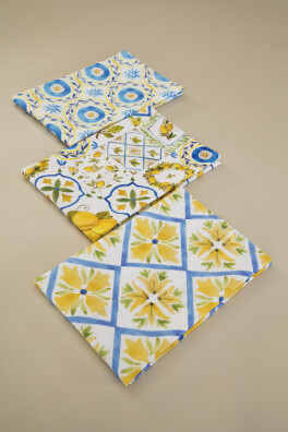 CERAMIC 3-PIECE KITCHEN TOWEL RENKLİ