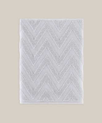 CHEVRON TOWEL GRİ