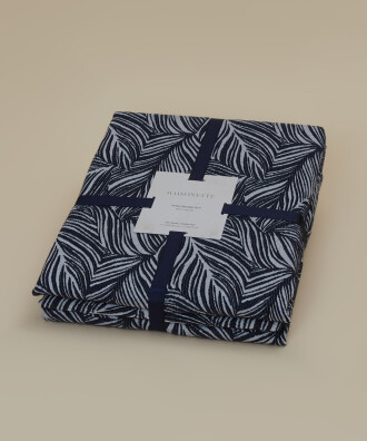 Jacquard Leaf Patterned Bedspread Set
Navy Blue LACİVERT
