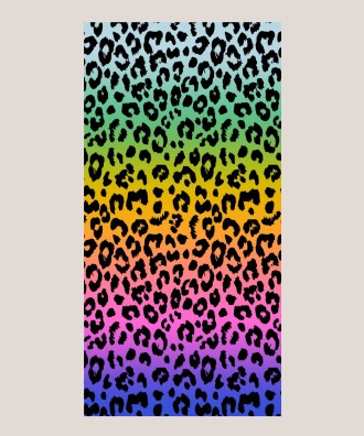 LEOPARD BEACH TOWEL RENKLİ