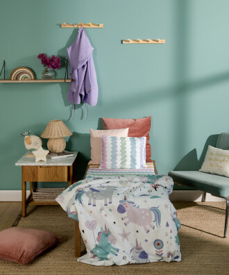 MAGICAL CHILDREN'S BEDSIDE SET 100X150 COLORFUL - 1