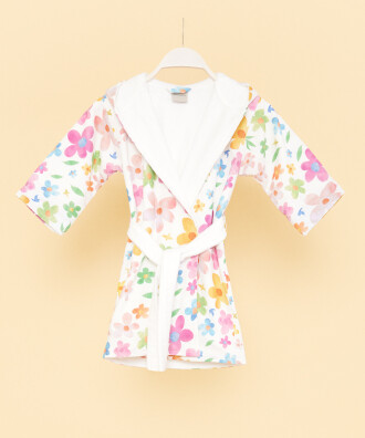 MINI FLOWER CHILDREN'S BATHROBE RENKLİ