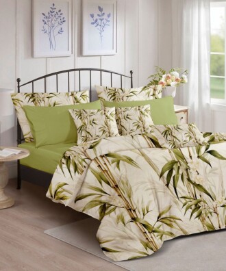 NATURAL BEDSIDE SET YEŞİL