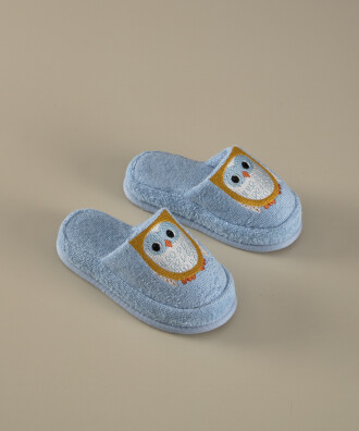 OWL CHILDREN'S SLIPPERS MAVİ