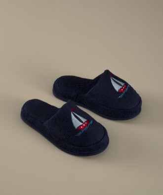 SAILING CHILDREN'S SLIPPERS LACİVERT