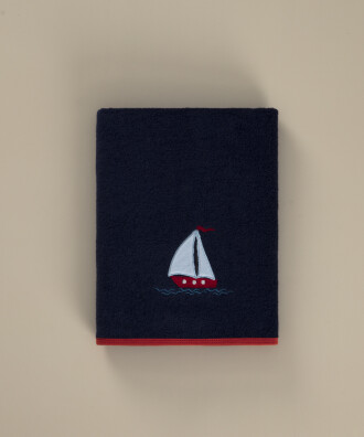 SAILING CHILDREN'S TOWEL LACİVERT