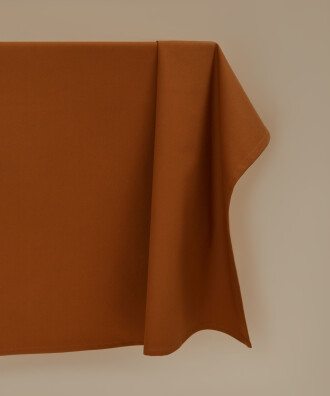 Скатерть джинсовая коллекция 100x100 горчичная HARDAL